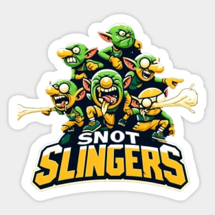 Snot Slingers Sticker